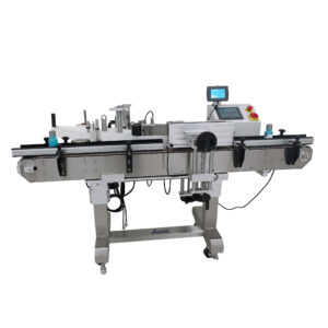 Automatic labeling machine with thermal transfer printer